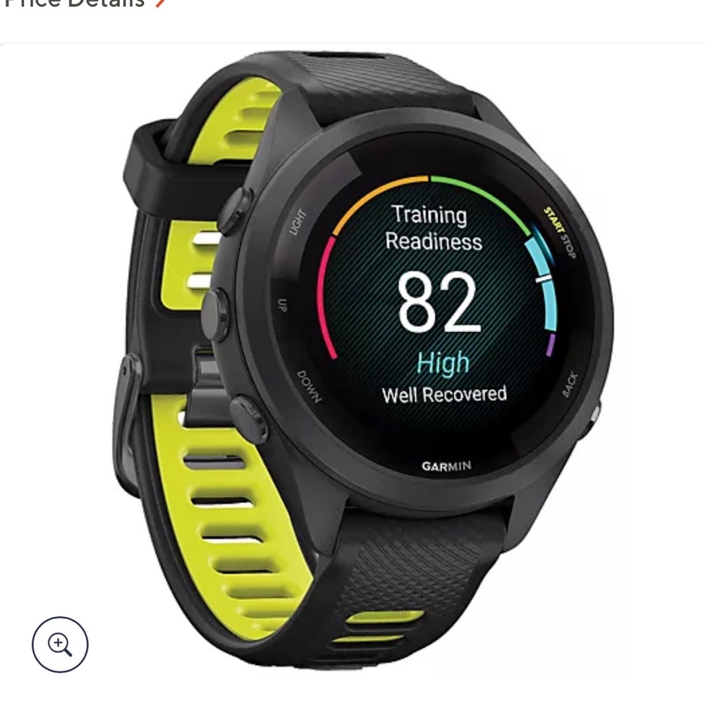 Garmin Forerunner 265S Black Sports Watch